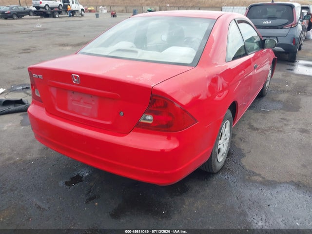 2001 Honda Civic Lx მანქანა იყიდება აუქციონზე, vin: 1HGEM225X1L073134, აუქციონის ნომერი: 45614089
