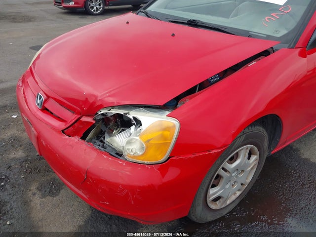 2001 Honda Civic Lx მანქანა იყიდება აუქციონზე, vin: 1HGEM225X1L073134, აუქციონის ნომერი: 45614089