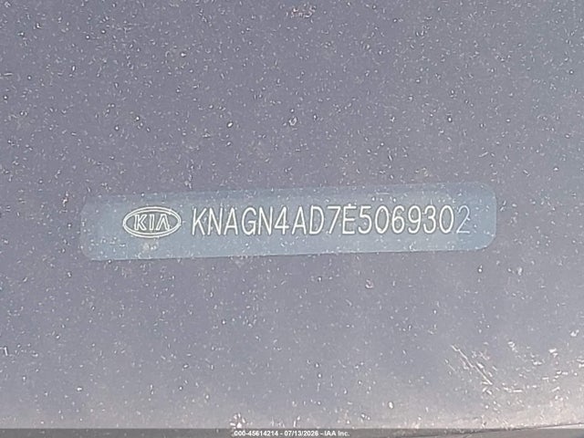 Aukcja sprzedaży 2014 Kia Optima Hybrid Ex, vin: KNAGN4AD7E5069302, numer aukcji: 45614214