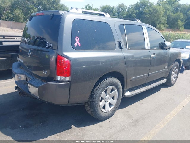 2005 Nissan Armada Le მანქანა იყიდება აუქციონზე, vin: 5N1AA08B25N706397, აუქციონის ნომერი: 45614434