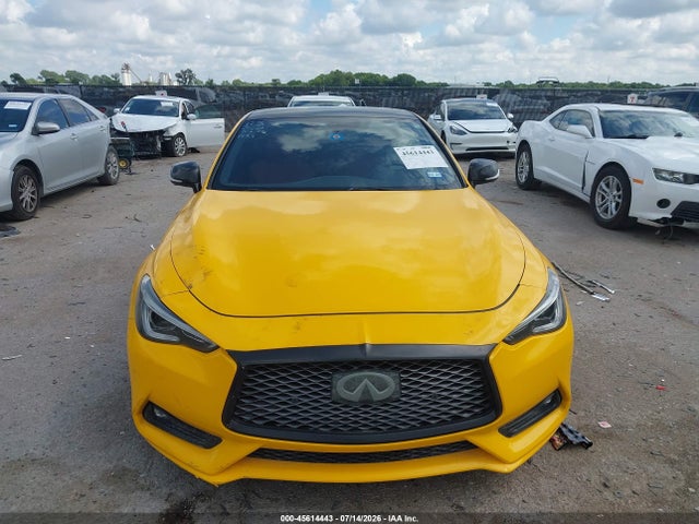 2017 Infiniti Q60 3.0t Red Sport 400 მანქანა იყიდება აუქციონზე, vin: JN1FV7EL5HM701955, აუქციონის ნომერი: 45614443