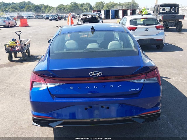 Продажа на аукционе авто 2022 Hyundai Elantra Limited, vin: KMHLP4AG6NU328370, номер лота: 45614482