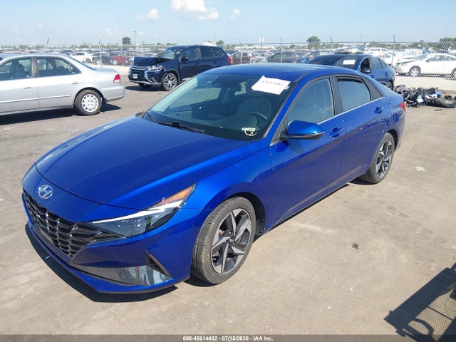 Продажа на аукционе авто 2022 Hyundai Elantra Limited, vin: KMHLP4AG6NU328370, номер лота: 45614482