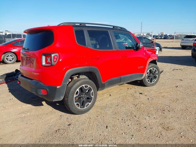 Aukcja sprzedaży 2016 Jeep Renegade Trailhawk, vin: ZACCJBCT2GPD12756, numer aukcji: 45614587