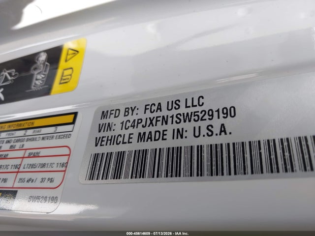 2025 Jeep Wrangler 4-door Rubicon 4x4 მანქანა იყიდება აუქციონზე, vin: 1C4PJXFN1SW529190, აუქციონის ნომერი: 45614609