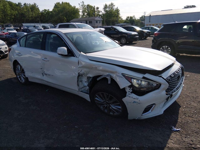 45614651 :رقم المزاد ، JN1EV7BR7MM754168 vin ، 2021 Infiniti Q50 Luxe Awd مزاد بيع