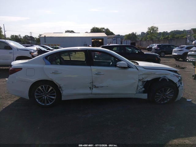 45614651 :رقم المزاد ، JN1EV7BR7MM754168 vin ، 2021 Infiniti Q50 Luxe Awd مزاد بيع