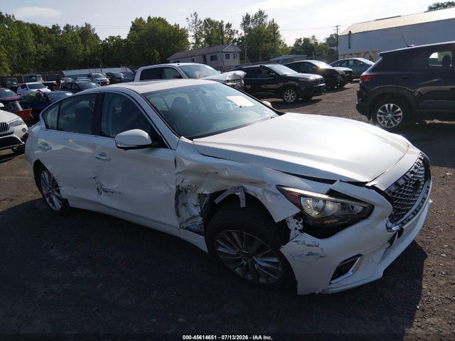 45614651 :رقم المزاد ، JN1EV7BR7MM754168 vin ، 2021 Infiniti Q50 Luxe Awd مزاد بيع