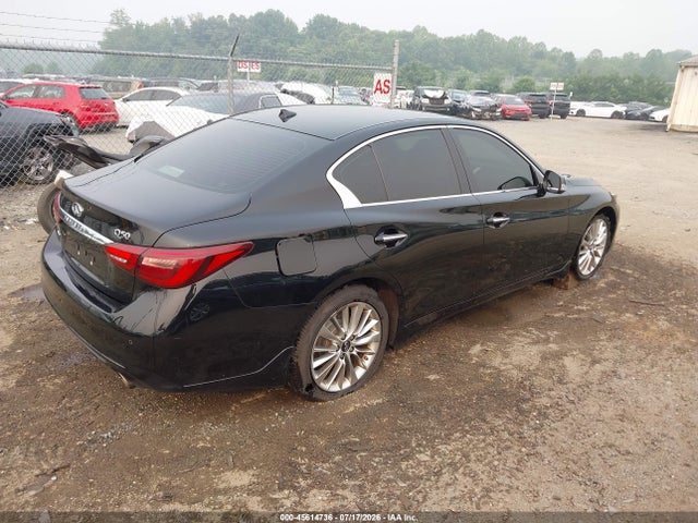 45614736 :رقم المزاد ، JN1EV7BR7MM753473 vin ، 2021 Infiniti Q50 Luxe Awd مزاد بيع