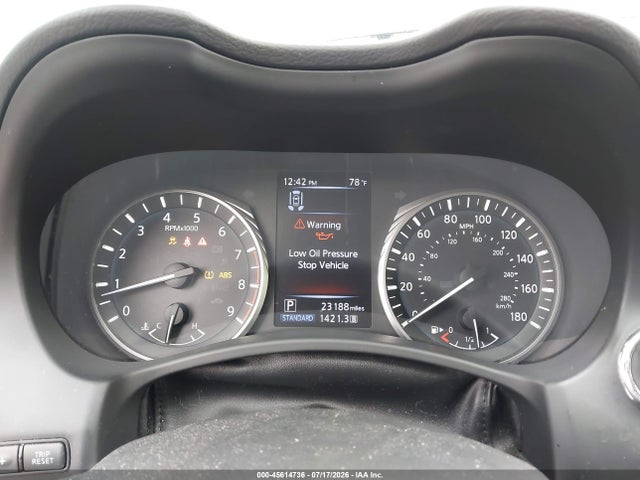 45614736 :رقم المزاد ، JN1EV7BR7MM753473 vin ، 2021 Infiniti Q50 Luxe Awd مزاد بيع