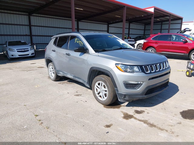 2021 Jeep Compass Sport 4x4 მანქანა იყიდება აუქციონზე, vin: 3C4NJDAB8MT551795, აუქციონის ნომერი: 45614777