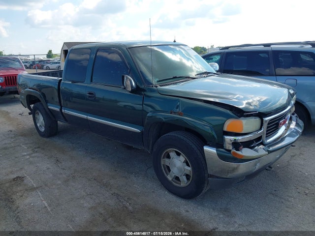 2002 Gmc Sierra 1500 Sle მანქანა იყიდება აუქციონზე, vin: 2GTEK19T521267791, აუქციონის ნომერი: 45614817