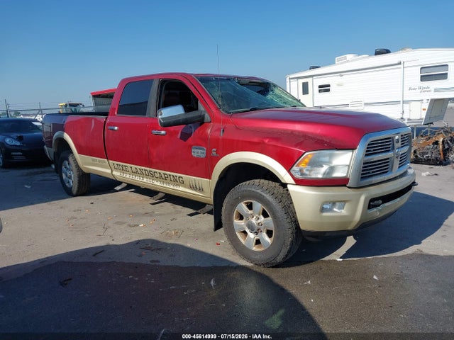 2011 Ram Ram 2500 Laramie Longhorn მანქანა იყიდება აუქციონზე, vin: 3D7UT2CL4BG583378, აუქციონის ნომერი: 45614999