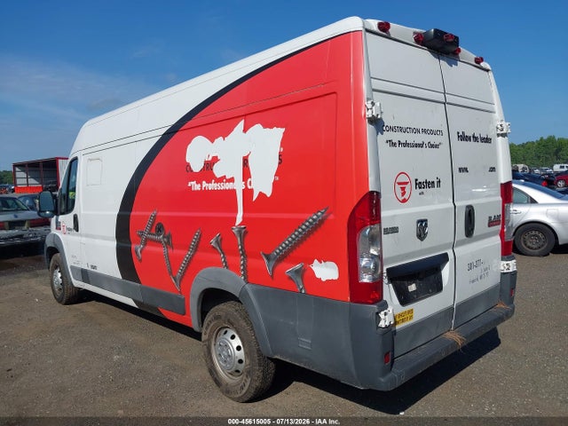 Aukcja sprzedaży 2018 Ram Promaster 3500 Cargo Van High Roof 159 Wb Ext, vin: 3C6URVJG5JE101308, numer aukcji: 45615005