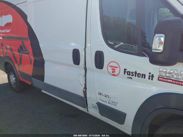 Aukcja sprzedaży 2018 Ram Promaster 3500 Cargo Van High Roof 159 Wb Ext, vin: 3C6URVJG5JE101308, numer aukcji: 45615005