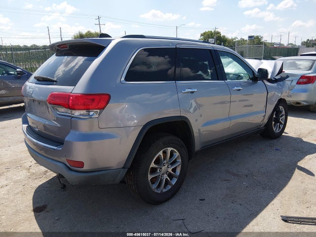 Продажа на аукционе авто 2015 Jeep Grand Cherokee Limited, vin: 1C4RJFBG9FC951337, номер лота: 45615037