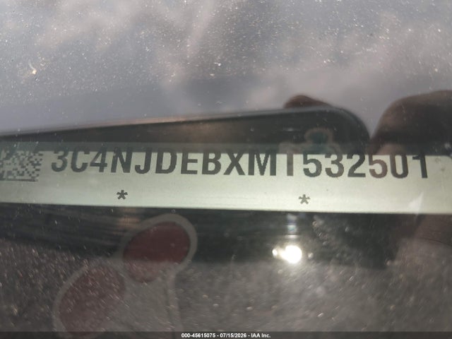 Aukcja sprzedaży 2021 Jeep Compass 80th Anniversary 4x4, vin: 3C4NJDEBXMT532501, numer aukcji: 45615075