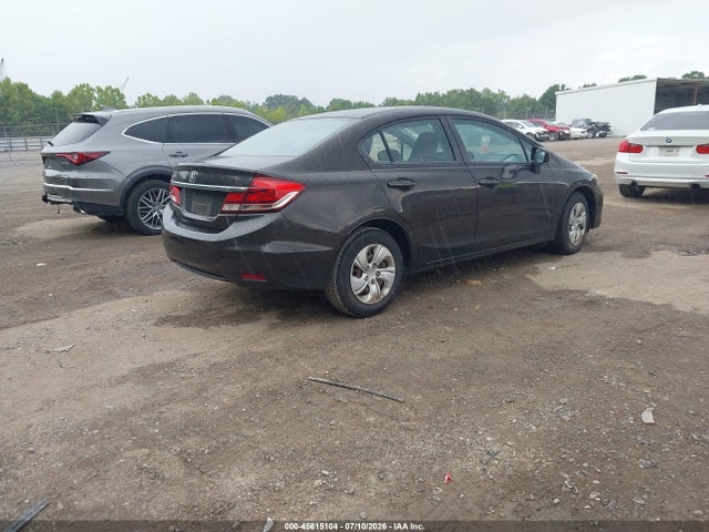 Auction sale of the 2014 Honda Civic Lx, vin: 2HGFB2F57EH542638, lot number: 45615104