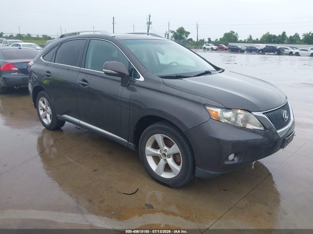 2010 Lexus Rx 350 მანქანა იყიდება აუქციონზე, vin: 2T2BK1BA7AC074095, აუქციონის ნომერი: 45615150