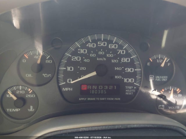 Aukcja sprzedaży 2001 Chevrolet Astro Ls, vin: 1GNDM19W81B152320, numer aukcji: 45615250