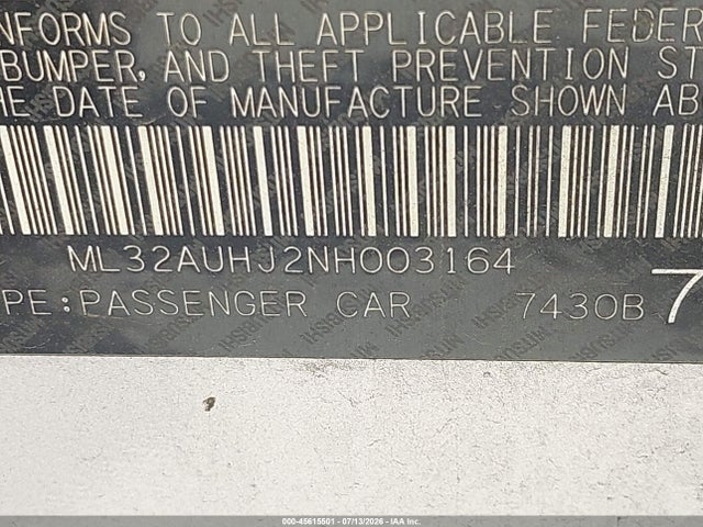 Mitsubishi Mirage Es/le 2022 ML32AUHJ2NH003164 Image 9