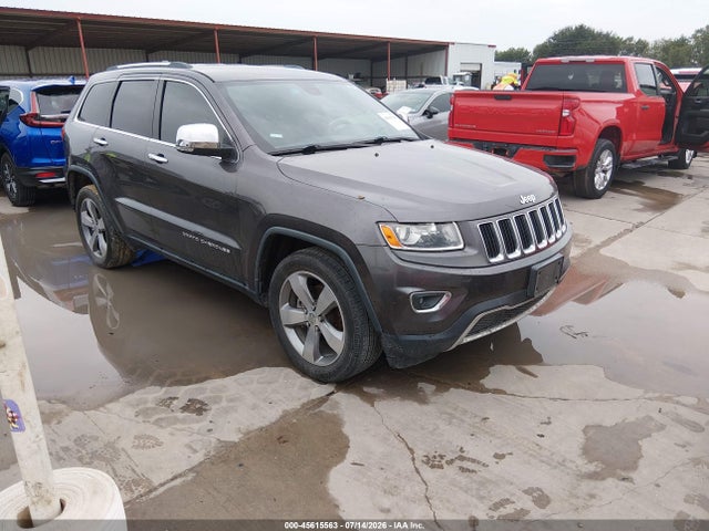 2014 Jeep Grand Cherokee Limited მანქანა იყიდება აუქციონზე, vin: 1C4RJEBT2EC217306, აუქციონის ნომერი: 45615563