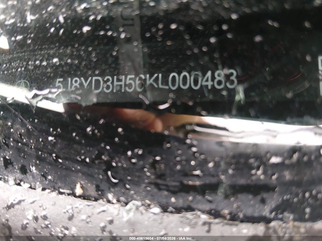 45615604 :رقم المزاد ، 5J8YD3H56KL000483 vin ، 2019 Acura Mdx Tech Pkg مزاد بيع