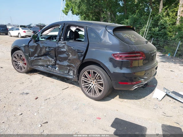 2015 Porsche Macan Turbo მანქანა იყიდება აუქციონზე, vin: WP1AF2A59FLB99015, აუქციონის ნომერი: 45615634