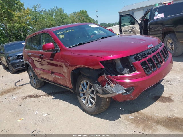 Продаж на аукціоні авто 2014 Jeep Grand Cherokee Limited, vin: 1C4RJFBG0EC398205, номер лоту: 45615647