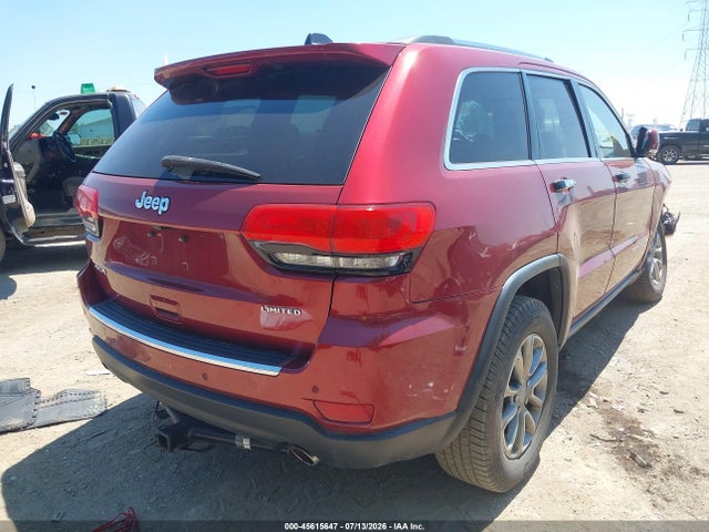 Продаж на аукціоні авто 2014 Jeep Grand Cherokee Limited, vin: 1C4RJFBG0EC398205, номер лоту: 45615647