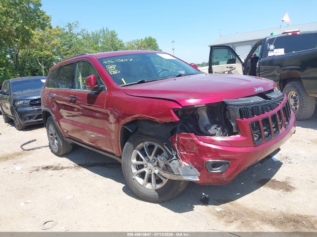 Продаж на аукціоні авто 2014 Jeep Grand Cherokee Limited, vin: 1C4RJFBG0EC398205, номер лоту: 45615647