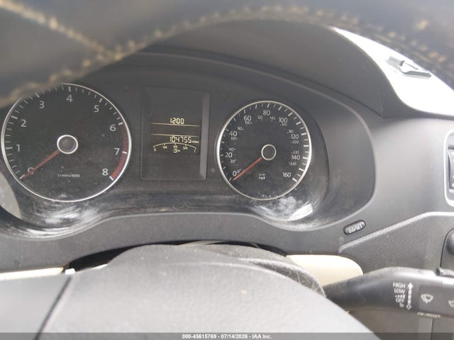 2013 Volkswagen Jetta 2.5l Se მანქანა იყიდება აუქციონზე, vin: 3VWDX7AJ6DM267740, აუქციონის ნომერი: 45615769