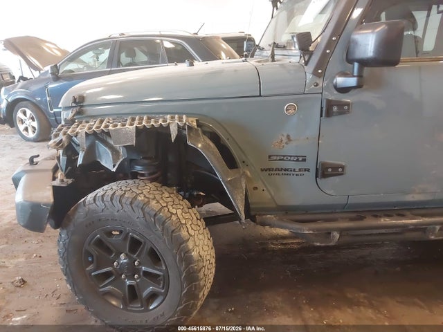 45615876 :رقم المزاد ، 1C4BJWDG8FL689065 vin ، 2015 Jeep Wrangler Unlimited Sport مزاد بيع
