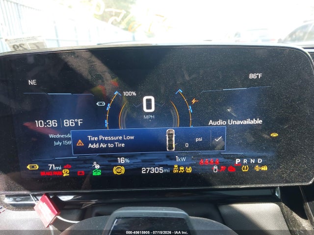 2024 Chevrolet Silverado Ev First-edition Rst 4wd მანქანა იყიდება აუქციონზე, vin: 1GC40ZEL8RU300724, აუქციონის ნომერი: 45615905