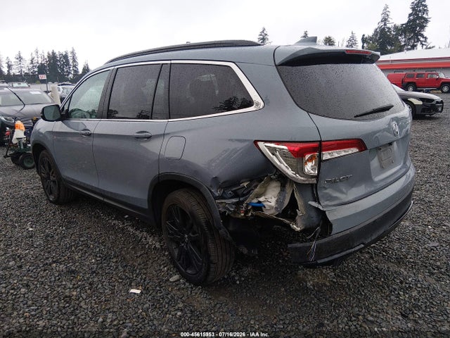 Продаж на аукціоні авто 2022 Honda Pilot 2wd Special Edition, vin: 5FNYF5H23NB023298, номер лоту: 45615953