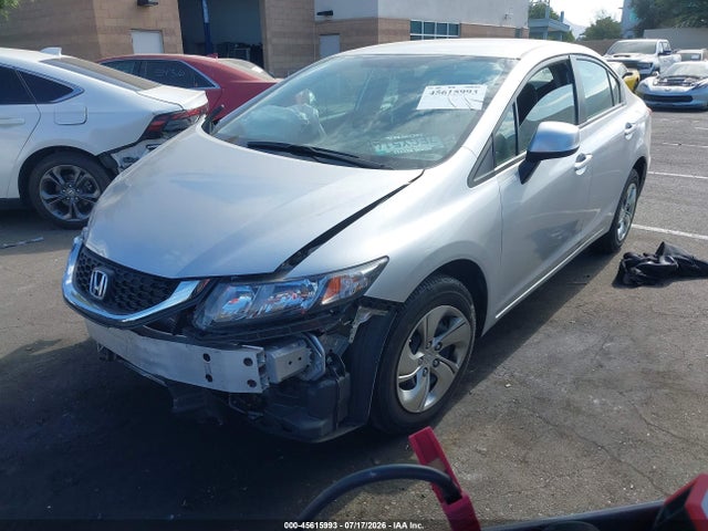 45615993 :رقم المزاد ، 19XFB2F56DE281754 vin ، 2013 Honda Civic Lx مزاد بيع