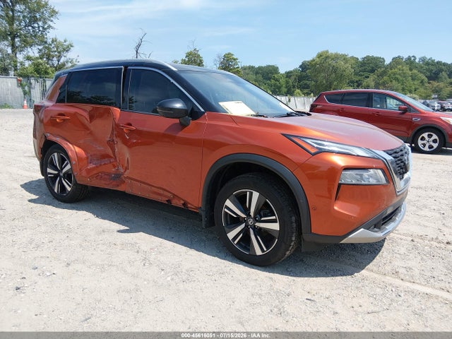 2021 Nissan Rogue Platinum Intelligent Awd მანქანა იყიდება აუქციონზე, vin: JN8AT3DD2MW303380, აუქციონის ნომერი: 45616051