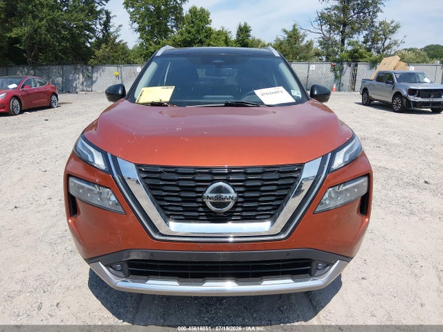2021 Nissan Rogue Platinum Intelligent Awd მანქანა იყიდება აუქციონზე, vin: JN8AT3DD2MW303380, აუქციონის ნომერი: 45616051