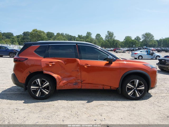 2021 Nissan Rogue Platinum Intelligent Awd მანქანა იყიდება აუქციონზე, vin: JN8AT3DD2MW303380, აუქციონის ნომერი: 45616051