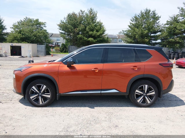 2021 Nissan Rogue Platinum Intelligent Awd მანქანა იყიდება აუქციონზე, vin: JN8AT3DD2MW303380, აუქციონის ნომერი: 45616051