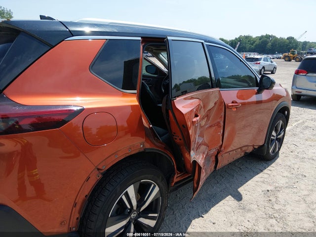 2021 Nissan Rogue Platinum Intelligent Awd მანქანა იყიდება აუქციონზე, vin: JN8AT3DD2MW303380, აუქციონის ნომერი: 45616051