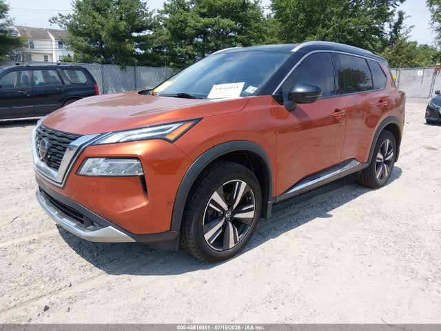 2021 Nissan Rogue Platinum Intelligent Awd მანქანა იყიდება აუქციონზე, vin: JN8AT3DD2MW303380, აუქციონის ნომერი: 45616051