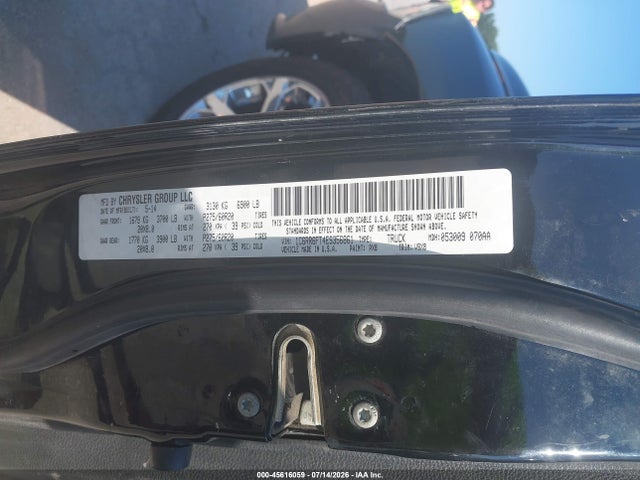 45616059 :رقم المزاد ، 1C6RR6FT4ES356861 vin ، 2014 Ram 1500 Express مزاد بيع