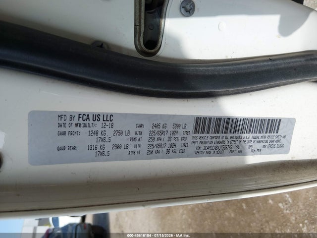 Aukcja sprzedaży 2018 Dodge Journey Se, vin: 3C4PDCABXJT526709, numer aukcji: 45616184