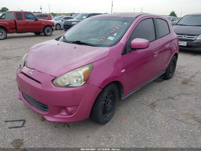 2015 Mitsubishi Mirage De მანქანა იყიდება აუქციონზე, vin: ML32A3HJ8FH050131, აუქციონის ნომერი: 45616287
