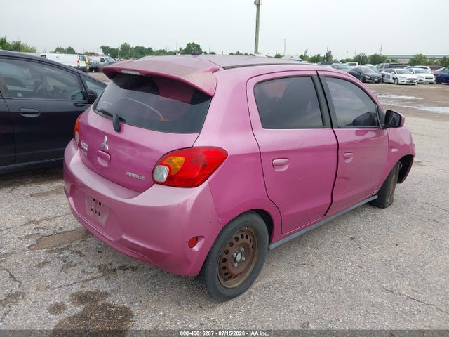 2015 Mitsubishi Mirage De მანქანა იყიდება აუქციონზე, vin: ML32A3HJ8FH050131, აუქციონის ნომერი: 45616287