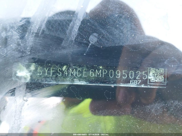 5YFS4MCE6MP095025 Toyota COROLLA SE