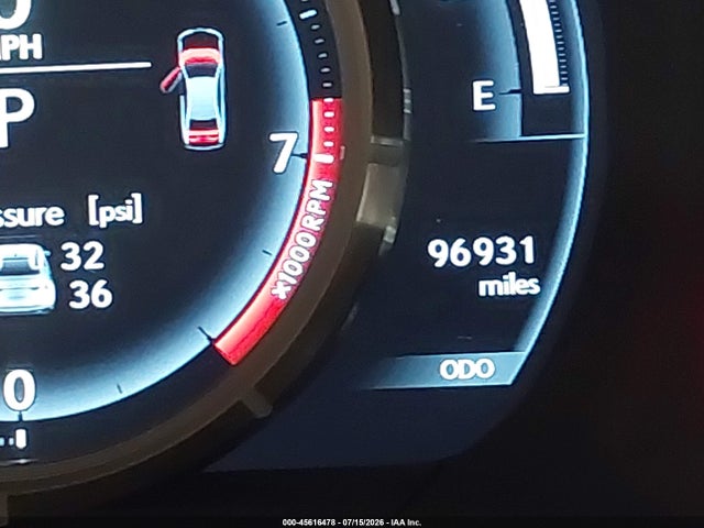 45616478 :رقم المزاد ، JTHCZ1D20K5016675 vin ، 2019 Lexus Is 350 مزاد بيع