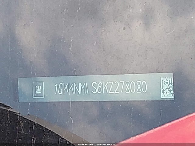 GMC Acadia Slt-1 2019 1GKKNMLS6KZ278080 Image 9