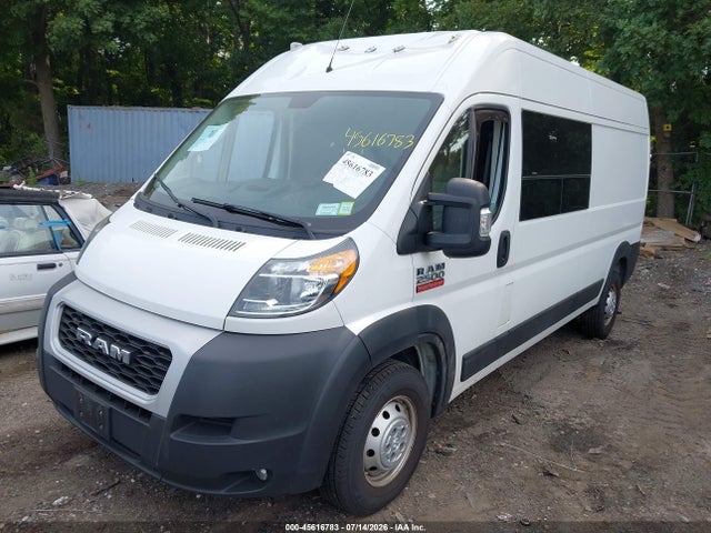 45616783 :رقم المزاد ، 3C6LRVDG9ME573541 vin ، 2021 Ram Promaster 2500 High Roof 159 Wb مزاد بيع